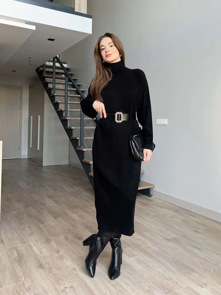 Woolen Emily Long Dress