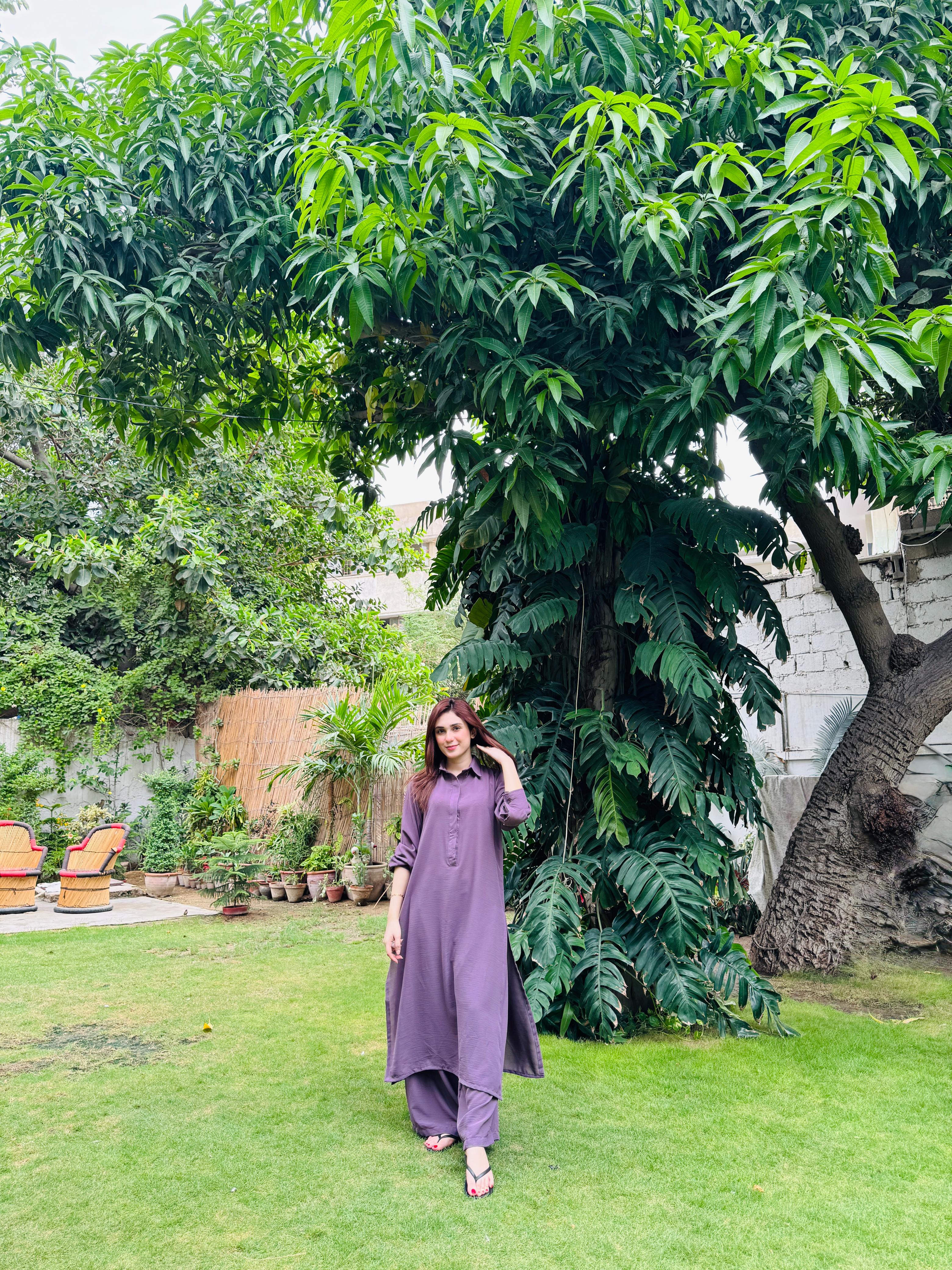 BUTTON DOWN LONG SET