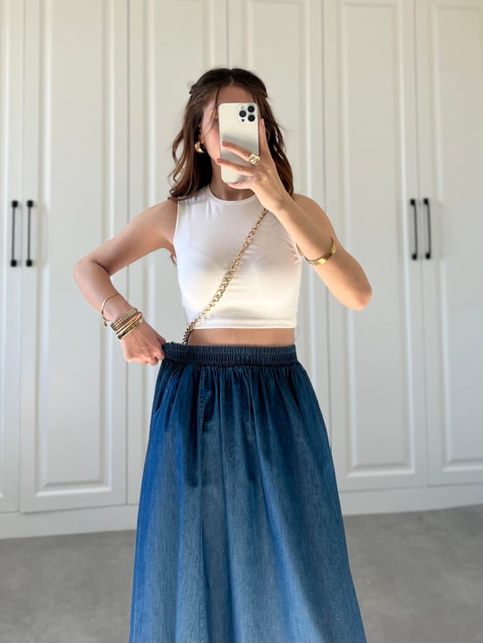 DENIM TORNI SKIRT