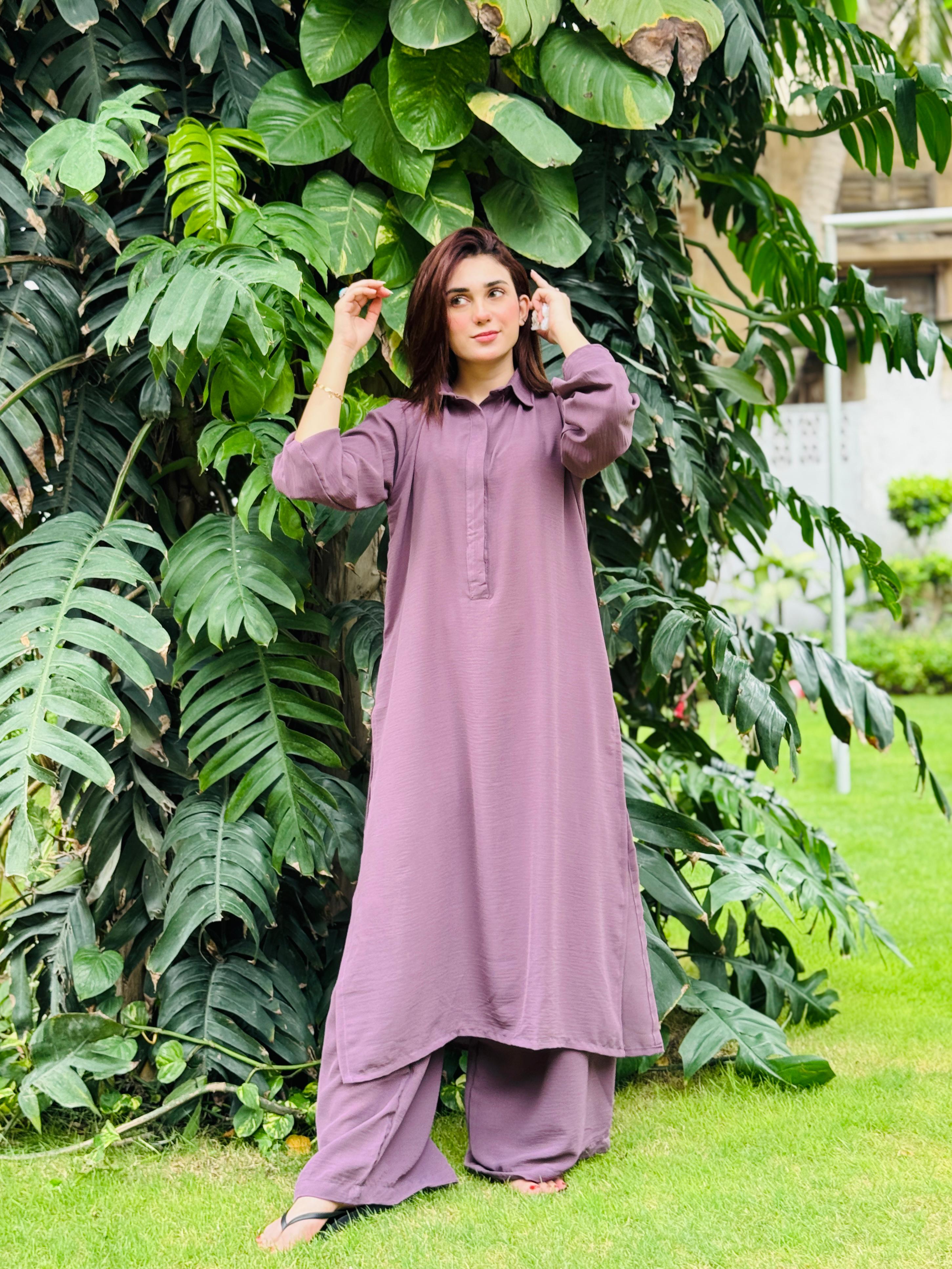 BUTTON DOWN LONG SET