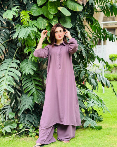 BUTTON DOWN LONG SET