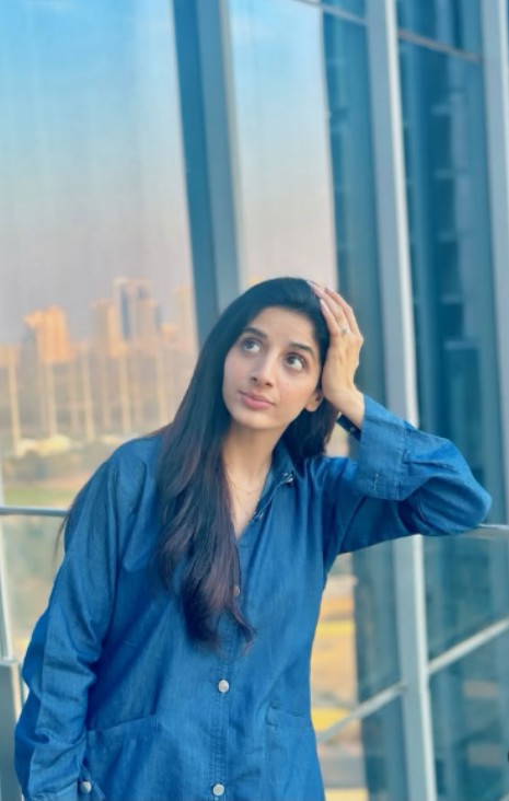 Mawra Dream Denim Abaya