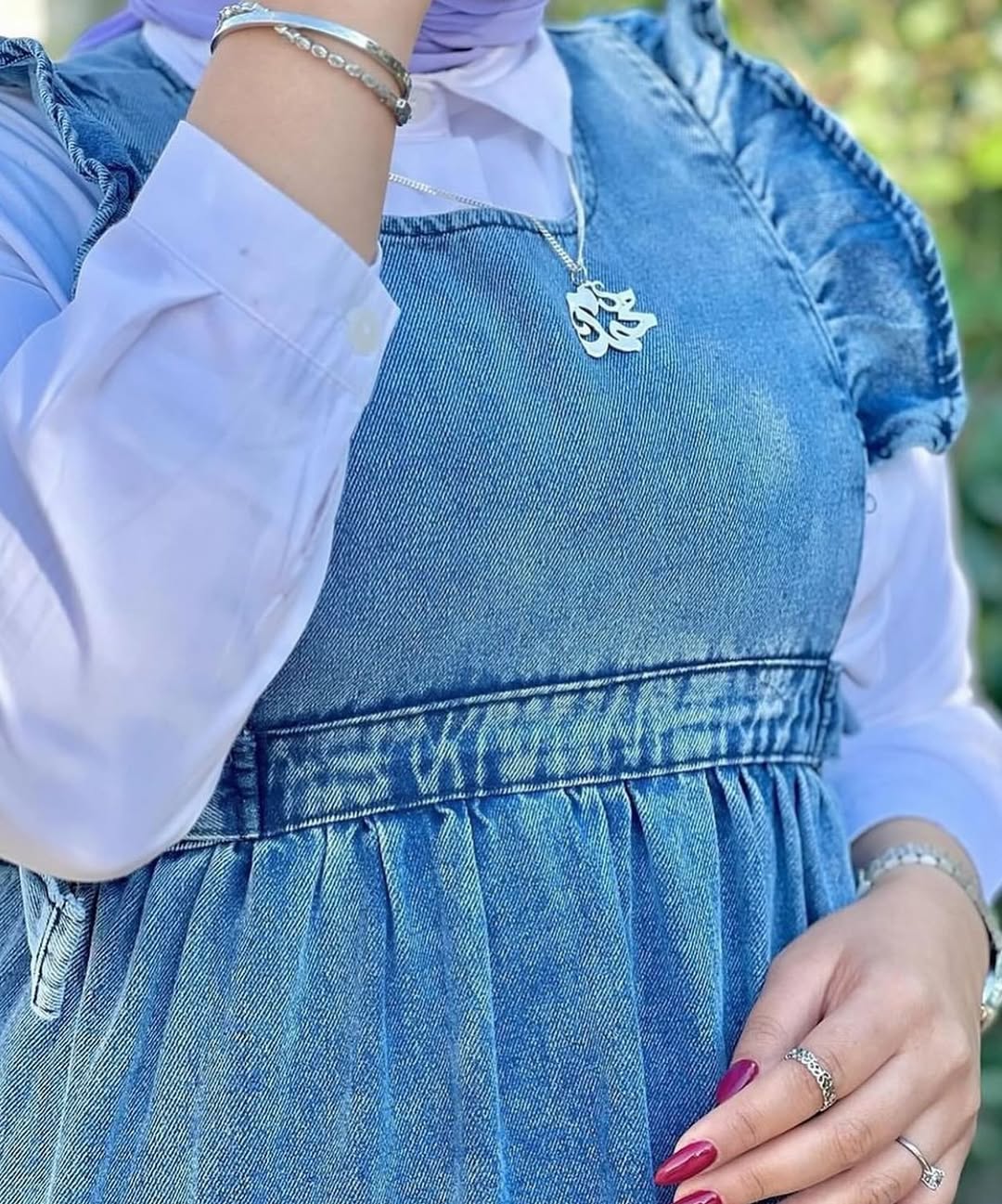 Bella chic Denim Midi Dress