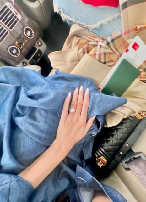 Mawra Dream Denim Abaya