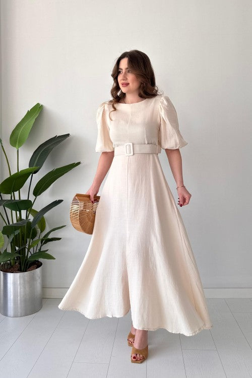 Belted Muslim dress
